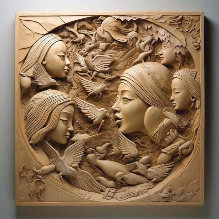 نموذج ثلاثي الأبعاد لآلة CNC 3D Art 